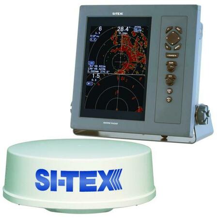 SI-TEX Professional Dual Range Radar with 4kW 25-inch Dome - 10.4-inch Color TFT LCD Display T-2041